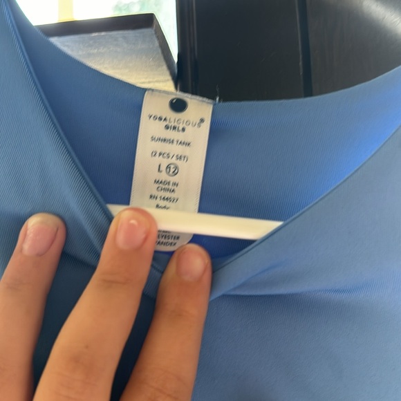 Blue active wear set size large girls - Picture 3 of 7